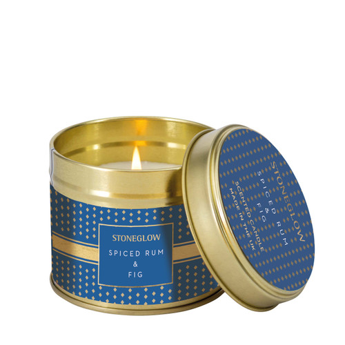 The Icon - Spiced Rum & Fig - Scented Candle Tin