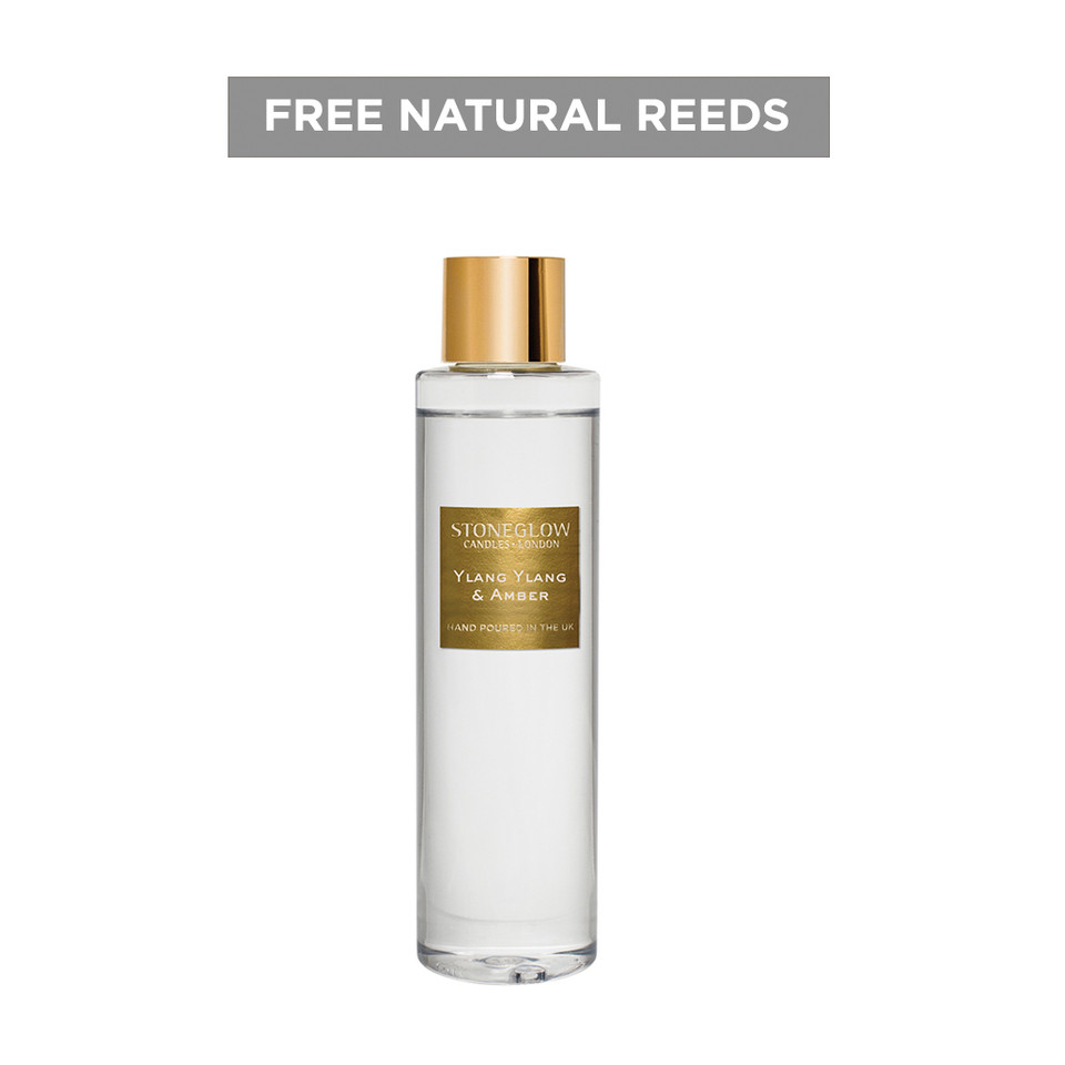 Luna - Ylang Ylang & Amber - Reed Diffuser Refill 210ml (new glass bottle)