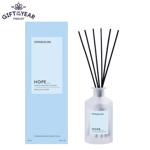 Hope Diffuser Affirmations - Hope - Rock Salt & Citrus - Scented Reed Diffuser 160ml