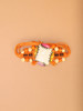 Orange Coconut and Tagua Bracelet