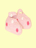 Pale Pink Spot Booties - Fair Trade 