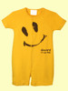 Ha-Ha Smile Gown/Romper - Organic Cotton 