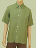 Men's Short Sleeve Button Down Shirt - Hemp / Flax 