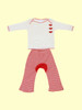 Zen Plum Shirt with Monkey Pants - Organic Cotton