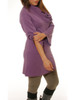 Natural Organic Mod Tunic Dress . Bamboo Rayon & Organic Cotton - Fair Trade