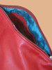 Dark Red Everyday Recycled Leather Handbag