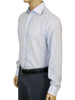 Men's Nautical Linen Stripe Print Long Sleeve Bert Shirt