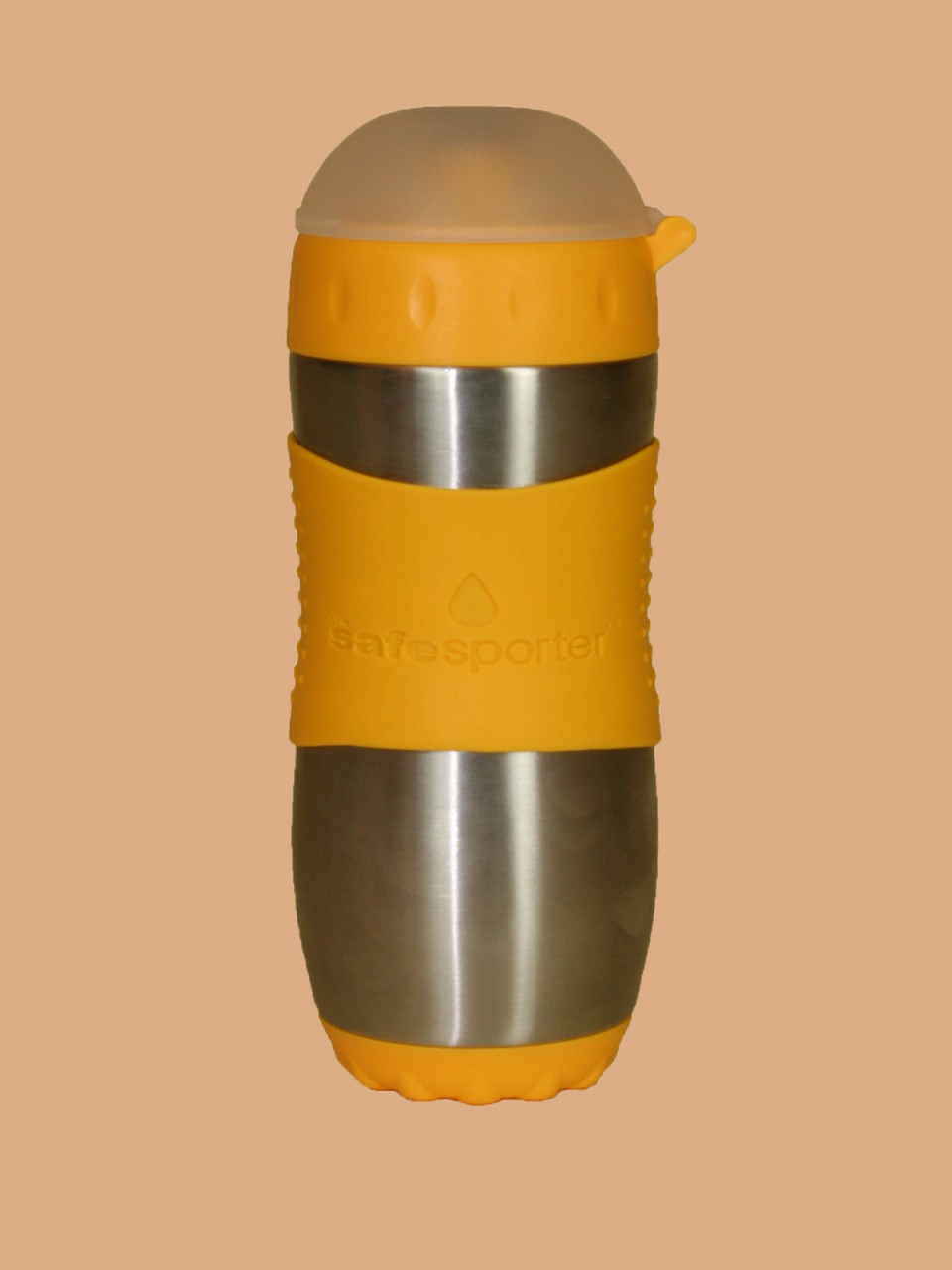 The Safe Sporter Yellow 16oz Stainless Steel for Chemical Free Drink