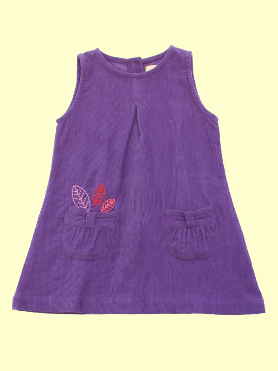 100% Organic cotton Sleeveless purple dress made in India and imported from  London Fair Trade
