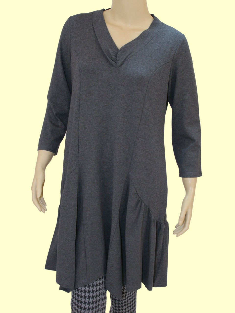 Women S Plus Size Halogen Steel Tunic Dress Bamboo Viscose