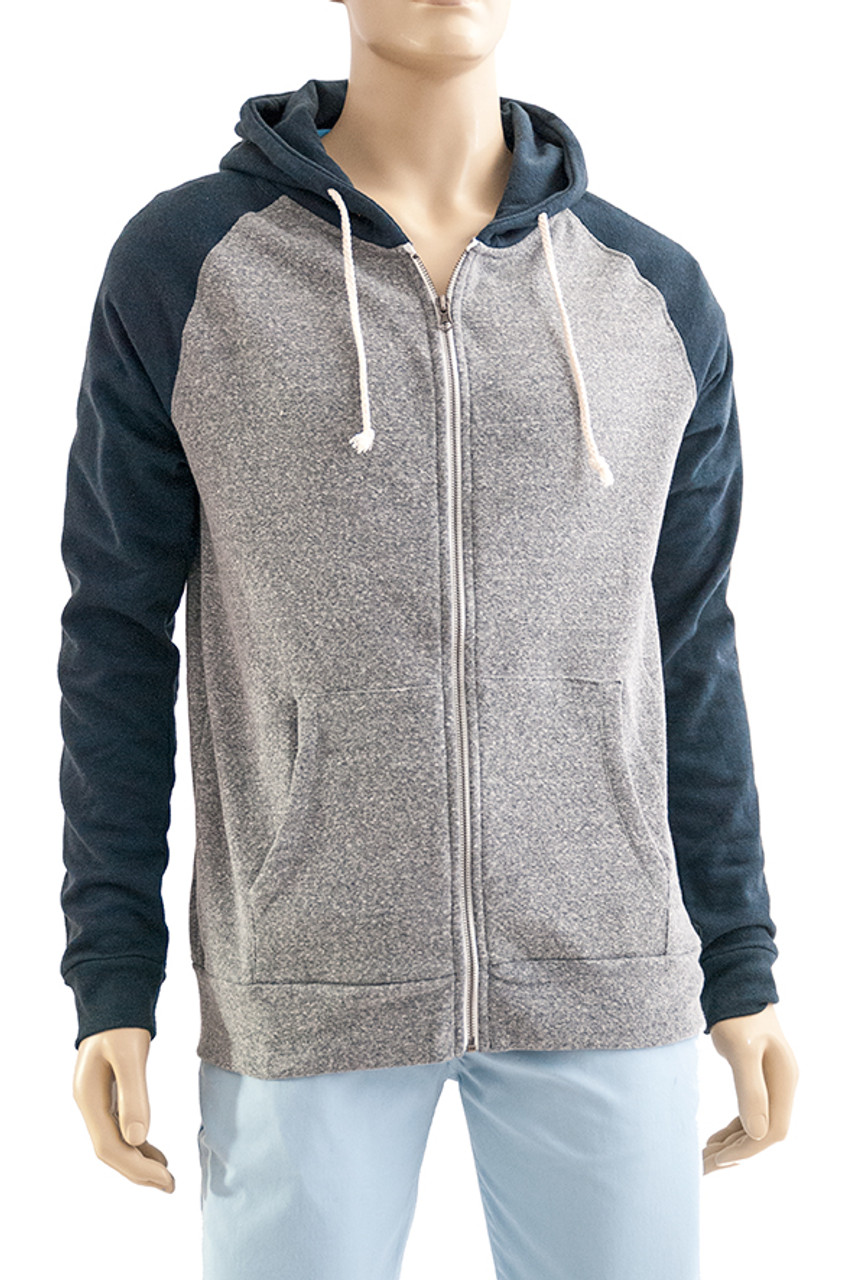 Men's Zip Front Hoody - Sustainable and Organic Cotton - Solne Eco ...