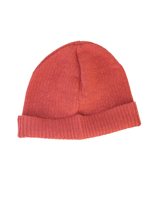 Faded Rose Beanie Hat - Hemp/ Flax 