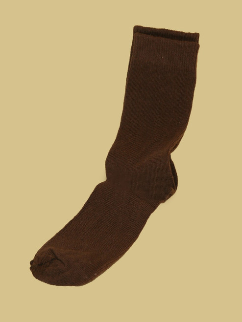 Chocolate Crew Paired Socks - Recycled Cotton