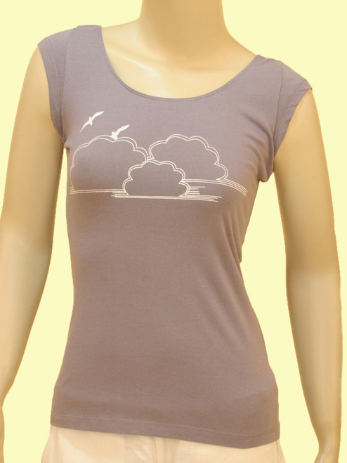 Clouds & Birds  Top - Organic Cotton