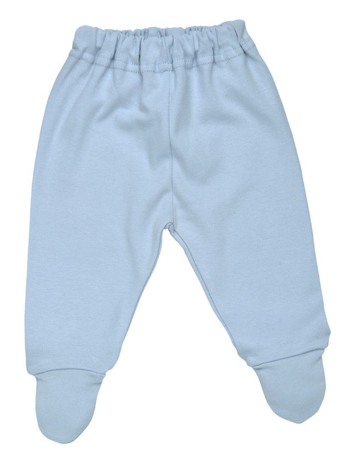 Blue Baby Footed Pant . Organic Cotton - Fair Trade