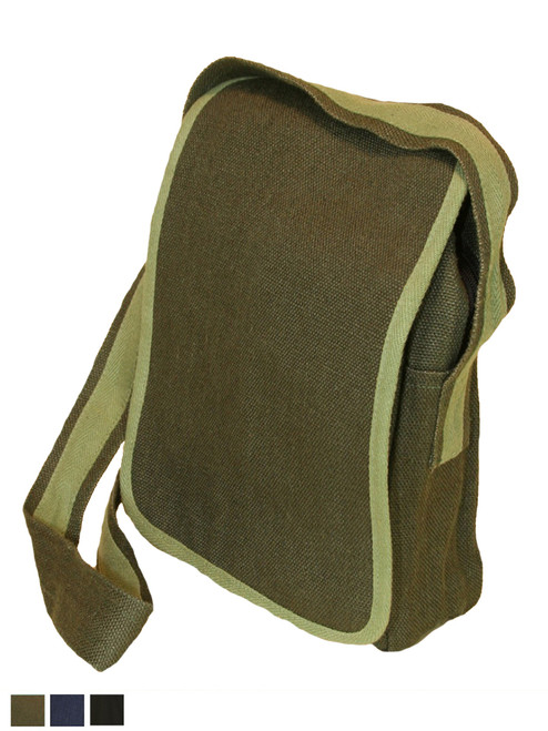 The Verona Basic Messenger Bag - Hemp