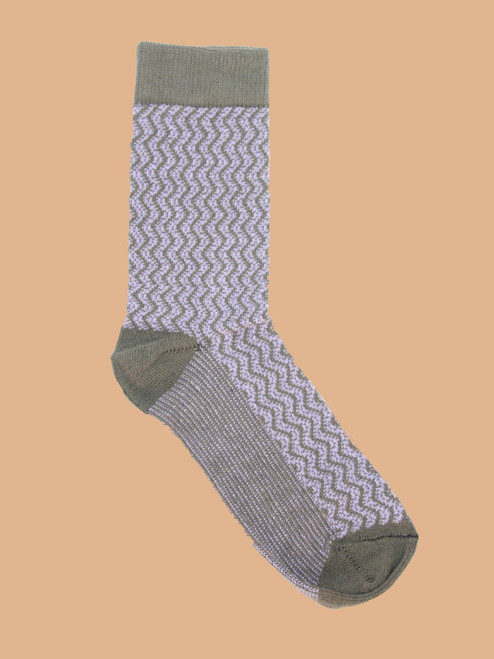 Diddley Forest - Paired Crew Socks - Recycled Fibers