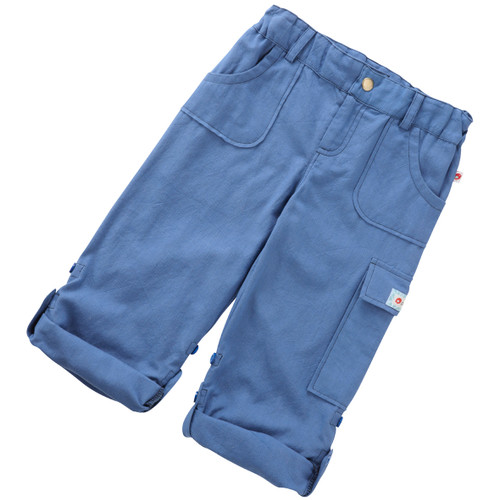 Oxford  Roll-Up Pants . Organic Cotton-Fair Trade