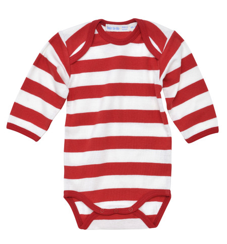 Rugby Stripe Long Sleeve Onesie. Organic Cotton - Fair Tade - Solne Eco ...