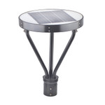 15 Watt LED Solar Powered Post Top Light, 2250 Lumens, PIR Sensor, IP65, 5 Year Warranty