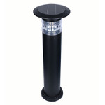 LED Solar Powered High Tech Bollard Fixture, 200 Lumen, Comparable to 30 Watt Halogen, 5 Year Warranty.

Decorative high tech LED solar powered bollard fixture is ideal for residential and commercial pathway applications. The solar bollard fixture will duplicate a 30 Watt Halogen output drawing only 1.8 watts. With full illuminating all night the LED solar bollard provides safety and security to pathway, park, waterway, courtyard, road, area, gate, patio, yard, deck, campus, fence and school lighting.

Easy fast installation requiring no wiring, cabling or trenching. Integrated solar panel for a single component install. LED solar powered bollard offers minimal ongoing costs with no electrical bills or bulbs to change. Solar offers advantage of not susceptible to power outages. Environmentally friendly providing visibly green statement without recurring carbon emissions. Long term trouble free performance.

Product uses grade A 9V/3.5W mono-crystalline solar cell to gain maximum solar energy. High efficiency solar panel can ensure fast charging. High quality deep cycle 6.4V.4.5AH LiFeP04 lithium battery with over 2,000 lifecycles inside. Die cast 6063 aluminum light case construction and polycarbonate spray painting process for anti-corrosion and antioxidant.

At fully charged the bollard has 23 working hours. Product features an automatic wake up function light control. We back our quality with an industry leading 5 year warranty.

SKU GS-SBL-1019, Ref #1019, Brand LSS, 200 Lumens, 5000 Kelvin, Height 31.6 Inches, Diameter 10 Inches, Weight 10 Lbs., Epistar high output SMD, IP65 Rating, 120 Degree Beam Angle, 50,000 Hours Estimated Life.