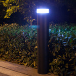LED Solar Powered High Tech Bollard Fixture, 210 Lumens, Comparable to 30 Watt Halogen, 5 Year Warranty.

Decorative high tech LED solar powered bollard fixture is ideal for residential and commercial pathway applications. The solar bollard fixture will duplicate a 30 Watt Halogen output drawing only 3.5 watts. With full illuminating all night the LED solar bollard provides safety and security to pathway, park, waterway, courtyard, road, area, gate, patio, yard, deck, campus, fence and school lighting.

Easy fast installation requiring no wiring, cabling or trenching. Integrated solar panel for a single component install. LED solar powered bollard offers minimal ongoing costs with no electrical bills or bulbs to change. Solar offers advantage of not susceptible to power outages. Environmentally friendly providing visibly green statement without recurring carbon emissions. Long term trouble free performance. Product uses grade A 9V/3.5W mono-crystalline solar cell to gain maximum solar energy.

High efficiency solar panel can ensure fast charging. High quality deep cycle 6.4V.4.5AH LiFeP04 lithium battery with over 2,000 lifecycles inside. Die cast 6063 aluminum light case construction and polycarbonate spray painting process for anti-corrosion and antioxidant. 

At fully charged the bollard has 23 working hours. Product features an automatic wake up function light control. We back our quality with an industry leading 5 year warranty. 

SKU LSS-1021, Reference #1021, Brand LSS, 210 Lumens, 5000 Kelvin, Height 31.6 Inches, Diameter 6,6 Inches, Weight 11 Lbs., Epistar high output SMD, IP65 Rating, 120 Degree Beam Angle, 50,000 Hours Estimated Life
