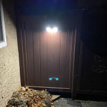 7 Watt LED Solar Powered Wall Pack, Replaces 50 Watt Halogen, 700 Lumens, 4000K, 3 Modes, All-In-One Design, 3 Year Warranty