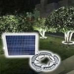 Our high end, high quality attractive LED solar tree lights will impress and enhance the appearance of your trees. Very bright 20 watt 3,300 lumen output. Easy installation requiring no wiring, cabling or trenching. No need for electrician or electrical contractor. Completely off grid. The sun supplies the power.

Our LED solar tree lights are manufactured specifically for illuminating trees. These are very high quality with an industry leading 5 year warranty. These lights are great for illuminating trees for hotels, casinos, parks, schools, residential, commercial properties, playgrounds, and especially those areas where trees to be illuminated are without line voltage access. Fixture automatically turns light on at dusk and turns light off at dawn.

Working time of up to 12 hours on a full charge. Fixture features a 3.7V 2000mAh lithium rechargeable battery. Solar panel is a very strong 6V 20W to efficiently convert the suns power to electricity. Adjustable angle for flexibility for specific installation requirements.  Fixture is constructed of die casting aluminum frame and steel. Features a glass panel and a 16 foot connecting cable. High IP65 rating to assure resistance to most weather conditions.