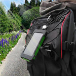 Solar Powered Device Charger, 20,000 mAh, W/Flashlight, Compass, Dual Charging Ports.

Encased in a high quality waterproof and drop resistant ABS & PC shell, this Solar Powered Device Charger is a safe and reliable Back up battery for all your devices. You can charge its 20000 mAh internal batteries with the included plug or by using the solar panel to capture the power of the sun.

This unit has a long service life and can be charged and discharged over 500 times. Featuring dual  independent USB charge ports one DC 5 V-1.0A and one DCV 5V-2.0 amp. it can charge two devices at once. Includes one solar power bank, one USB Cable and one hanger strap with compass. *Compatible with iPhone, iPod, NOKIA, HTC, Samsung, Motorola, SONY, PS3, MP3, MP4 devices and more. 

Product Technical Data:

SKU: GS-SL-CH-1053
Ref: 1053
Brand: Global
Wattage: 20000 mAh
Kelvin: 5000K
Weight: 0.5 LBS
Width: 2.9 Inches
Height: 0.75 Inches
Length: 5.5 inches
LED Type: 
IP: 65 
Warranty: 1 year 
Wall Plug: USB Included