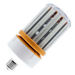 250 Watt LED Corn Bulb HID Replacement, Uses Only 80 Watts, 10,000 Lumens, Suitable for Enclosed Fixture, UL Listed, IP64, 10 Year Warranty.

Our best value true commercial LED corn bulb to retrofit your current 250 watt metal halide and high pressure sodium lamps in an enclosed fixture. The bulb uses only 80 Watts, producing a massive 10,000 Lumens.

This bulb has the option of 4000, 5000 or 5700 kelvin. Bulb does not use fan for cooling, Suitable for enclosed fixtures. Bulb adopts the folding process of high heat conductivity and light stamping aluminum material to increase the heat dissipation area and accelerate the heat dissipation. Bulb is rated at IP64. Bulb is dust and fire proof. The 360 degree beam angle is an ideal choice for lighting commercial and industrial spaces. Many of our clients use this retrofit replacement for warehouses, storage rooms, schools, factories, supermarkets and shopping malls. Bulb produces super high lumen's and high power while being very energy efficient.

Bulb is eight times as efficient as incandescent, five times efficient as metal halide and high pressure sodium lamps and twice as efficient as compact fluorescent bulbs. This LED utilizes a single component installation in that the bulb is equipped with an internal driver and cooling fan. Listed for safety and reliability as well as potential utility company rebate. We back our quality with an industry leading 10 year warranty.