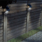 Solar LED 6.8 Watt  Butterfly Wall Light, 800 Lumens, IP65, 60 High Output 2835 LEDs, Li-ion Battery, 3 Year Warranty