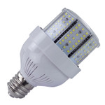 150 Watt HID Replacement Stubby LED Corn Bulb Using Only 50 Watts, 7,500 Lumens, Suitable for Enclosed Fixture, ETL Listed, 10 Year Warranty.

Stubby series has been one of our most popular selling bulbs since introduced back in 2010. Stubby series bulbs are great for fixtures with limited clearance. Bulb is only 6.5 inches in length. Stubby series is perfect solution when length restriction is an issue. 50 watt stubby at 7,500 lumens is a true commercial led corn bulb that is a perfect replacement for expensive, energy inefficient metal halide, incandescent and compact fluorescent bulbs. Environmentally friendly. Contains no glass, mercury or lead.

Small in size but high in power. Very energy efficient. Bulb offers 150 lumens per watt which is at the high end of LED technology. Eight times as efficient as incandescent bulbs, five times as efficient as metal halide bulbs. Bulb is also twice as efficient as compact fluorescent. We offer option of 4000, 5000 kelvin. Option of E26 medium base or E39 mogul base.

Bulb has a 360 degree beam angle which is ideal for lighting commercial and industrial spaces such as warehouses, storage rooms, factories, supermarkets and shopping malls. Poly-carbonate covered LED’s for dust proof and moisture proof performance. We back our quality with an industry leading 10 year warranty. Take advantage of our 30 day no risk day return policy.

NOTE: When retrofitting led to hid fixture, ballast must be bypassed when present. Eliminating the ballast saves additional costs related to maintenance, energy consumption and performance. Additionally, bypassing ballast will insure no RFI interference or audible buzz is generated.
