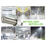1000 Watt HID  Replacement, LED Corn Bulb, Uses Only 200 Watts, 24,000 Lumen, ETL Listed, Special Pricing Opportunity.

Here is a great 1000 watt replacement corn bulb at a all time low cost. Using only 200 watts, with a 24,000 lumen output. 100-277V AC universal voltage. Bright white 5000K. Poly-carbonate covered LED's for moisture and dust resistance. Bulb does use internal cooling fan, so not suitable for enclosed style fixtures. Slim design and a length of only 12 inches including screw in E39 base.

This is a limited opportunity at this cost. We back our quality with a very strong 5 year warranty. 

Product Technical Data:

SKU: GS-200-CO-1132
Ref: 1132
Brand: Global
Wattage: 200
Replaces: 1000 Watt HID
Lumens: 24,000
Kelvin: 5000
Volts: 100-277V AC
480 Option: NO
Weight:   3Lbs.
Diameter: 4 Inches
Length: 12 Inches
Base: E39
Light Source: LED
LED Type: Epistar 2835
CRI: 90
Beam Angle: 360 Degrees
Dimmable: No
Driver: Internal
ETL Listed: Yes
Life Time: 50,000 Hours
Warranty: 5 Years
Body Color: Silver