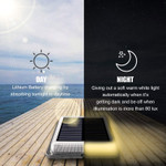 LED Solar Powered Waterproof Outdoor Decorative Pathway, Ground Light, Warm White, IP68, Auto On/Off