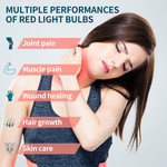 Handheld LED Infrared Light Device, Red Light Therapy for Face and Body with 630nm, 660nm & 850nm Wavelengths