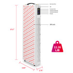 450 Watt Red Light Therapy Light Panel Device with 630nm, 660nm & 850nm Wavelengths