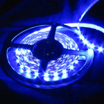 Ribbon Flex 30 LED High Output 5050 16.4 Foot Spool Blue 12 Volt Dimmable
SKU: GS-RF-30-HP-B

Our Mega Bright blue high output LED ribbon flex is a joy to work with: easy to install for both the lighting professional and consumer. Installation is simple and fast with 3M tape peel and stick backing tape for mounting. Our Mega bright blue high output LED ribbon flex is three times brighter than standard LED ribbon flex products. LED Global Supply’s high output ribbon flex uses 5050 LED’s for maximum lumen and brightness. This blue high output LED ribbon flex is ideal for indoor as well as outdoor applications and for both home and commercial projects. The spools of our blue high output ribbon flex LED can be cut as short as every 2 inches which allows for close tolerance installation.

This dimmable blue high output LED ribbon flex works well with all 12 volt low voltage dimmers or our dimming power supply and a 120 volt AC dimmer. 