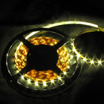 Warm White LED Ribbon Flex, 30 LED's Per Meter, 300 LED's Per 16.4 Foot Spool, 12V, Dimmable.

Our mega bright warm white LED ribbon flex is a joy to work with. It's easy to install for both lighting professionals and consumers. Installation is simple and fast, utilizing 3M tape peel and stick backing tape for mounting. This ribbon flex produces a bright warm white illumination, very good brightness for the majority of your lighting projects.

This ribbon flex uses 60 3528 SMD LED’s per meter for maximum lumen and brightness. It works well with all 12V low voltage dimmers or a dimming power supply and a 120V AC dimmer. 

Take advantage of the below factory direct closeout pricing. No rain checks.

