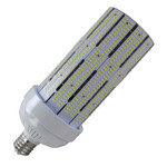 2,000 Watt HID Or Metal Halide LED Replacement, Uses Only 300 Watts, Produces A Massive 45,000 Lumens.

This bulb has the option of 4000K, 5000K or 5700K Kelvin. The 360 degree beam angle is an ideal choice for lighting commercial and industrial spaces. Many of our clients use this retrofit replacement for warehouses, storage rooms, schools, factories, supermarkets and shopping malls. The bulb produces super high lumen's and high power while being very energy efficient.

Bulb is eight times as efficient as incandescent, five times efficient as metal halide and high pressure sodium lamps and twice as efficient as compact fluorescent bulbs. This LED utilizes a single component installation in that the bulb is equipped with an internal driver and cooling fan. ETL listed for safety and reliability. We back our quality with an industry leading 10 year warranty. Take advantage of our 30 day risk free return policy.

Will replace up to a 2,000 watt metal halide or high pressure sodium bulb. A true commercial LED corn bulb to retrofit your current 2,000 watt metal halide and high pressure sodium lamps.

NOTE: When retrofitting LED to HID fixture, the ballast must be by-passed when present and proprietary power supply installed. Eliminating the ballast saves additional costs related to maintenance, energy consumption and performance. Additionally, by-passing the ballast will insure no RFI interference or audible buzz is generated.