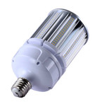 250 Watt HID Retrofit LED Corn Bulb, Using Only 80 Watts, 11,600 Lumen, DLC Listed, 10 Year Warranty, 480 Volt Option.

Suitable for totally enclosed fixtures. Fanless operation, IP64. 80 Watts, 11,600 lumen commercial LED corn bulb that is the perfect 250 watt replacement for expensive, energy inefficient metal halide, incandescent and compact fluorescent bulbs. Options of 4000, 5000, 5700 kelvin. This bulb has a 360 degree beam angle which is ideal for lighting commercial and industrial spaces such as warehouses, schools, hotels, storage rooms, factories, supermarkets and shopping malls.

A very high power bulb that is very energy efficient. Eight times as efficient as incandescent bulbs, five times as efficient as metal halide bulbs. Bulb is twice as efficient as compact fluorescent. Ballast of be removed or bypassed.
Great choice for not only enclosed fixtures, but also those areas that may have high particulate or moisture. We back our quality with an industry leading 10 year warranty. Take advantage of our no risk 30 day return policy.