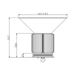 1,200 Watt HID High Bay Replacement, Using Only 320 Watts. 
36,000 Lumens, DLC Listed, 10 Year Warranty. 

The 320 watt LED high bay fixture delivers the highest quality of brilliant illumination and performance with a monster output of 36,000 lumens. If you need extreme illumination at a modest wattage, then this is the fixture for you. 

Ideal for warehouse, manufacturing, and larger facility lighting solutions. Heavy duty cast and extrusion aluminum construction. Features a wide beam aluminum reflector. Product is well designed to withstand, outperform and create a resilient light for a very long time.The 320 watt LED high bay is the perfect replacement to traditional high bays. 

We back our quality with an industry leading 10 Year warranty. DLC Listed for potential utility company rebate.Take advantage of our 30 day no risk return policy. The massive price reduction is a limited time opportunity. 

SKU: GS-HBF-320-W-788 
Ref: 788 
Brand: ATG 
Wattage: 320 Watts 
Replaces: 1,200 Watt HID 
Lumens: 36,000 
Kelvins: 5000K 
Volts: 100-277V 
Height: 20 Inches 
Diameter: 24 Inches 
Mount: Hook 
LED Type: High Output SMD 
CRI: 70 
Beam Angle: 120 Degrees 
Dimmable: Yes 
Driver: Internal 
ETL, DLC Listed 
Life Time: 50,000 Hours 
Warranty: 10 Years 