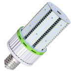 100 Watt HID Retrofit LED Corn Bulb, Using Only 30 Watts, DLC Listed, 10 Year Warranty. Approved For Enclosed Fixtures, 480V AC Option Available. 

High output 30 Watt, 4,500 lumen commercial LED corn bulb is the perfect enclosed fixture replacement for expensive, energy inefficient metal halide, incandescent and compact fluorescent bulbs. This 5000  Kelvin bulb has a 360 degree beam angle which is ideal for lighting commercial and industrial spaces such as warehouses, storage rooms, factories, supermarkets and shopping malls. This high power bulb is very energy efficient. Eight times as efficient as incandescent bulbs. Five times as efficient as metal halide bulbs, and twice as efficient as compact fluorescent bulbs.

DLC listed for potential utility company rebate. We back our quality with an industry leading 10 year warranty. Take advantage of our 30 day risk free return policy.

NOTE: When retrofitting LED to HID fixture, ballast must be bypassed or removed when present. Eliminating the ballast saves additional costs related to maintenance, energy consumption and performance. Additionally, bypassing ballast will insure no RFI interference or audible buzz generated. 