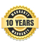 10 Year Warranty.
1,500 Watt HID Or Metal Halide LED Replacement. 
The LED Uses Only 250 Watts, Producing A Massive 37,500 Lumens. 