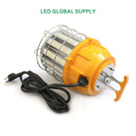 450 Watt LED Temporary Work Light Using Only 100 Watts.
13,000 Lumen, DLC Listed, 10 Year Warranty.
    SKU: GS-100-SR-WL
    Ref: 836
    Brand: Global
    Wattage: 100 Watts
    Replaces: 450 Watt HID
    Lumens: 13,000
    Kelvin: 5000K
    Volts: 100-300V AC or 480V AC
    Length: 13.3 Inches
    Diameter: 5.9 Inches
    Weight: 8 Lbs
    Mount: Snap Hook
    LED Type: High Output SMD
    IP: 65
    CRI: 80
    Beam Angel: 360 Degrees
    Not Dimmable
    Driver: Internal
    10 Foot USA Wall Plug
    UL, cUL, DLC Listed
    Life Time: 50,000 Hours
    Warranty: 10 Years 