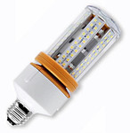 75 Watt LED Retrofit Corn Bulb, Using Only 15 Watts.
1,875 Lumens, 10 Year Warranty.

Approved for enclosed fixtures. IP64. 15 watt, 1,875 lumen commercial LED corn bulb  is the perfect replacement for expensive, energy inefficient metal halide, incandescent and compact fluorescent bulbs. Suitable for enclosed fixture installation. Bulb does not use fan for cooling.

Option of 4000, 5000, 5700 kelvin. Our retrofit bulb has a 360 degree beam angle which is ideal for lighting commercial and industrial spaces such as warehouses, storage rooms, factories, supermarkets and shopping malls. This high power bulb is very energy efficient. Eight times as efficient as incandescent, five times as efficient as metal halide bulbs, and twice as efficient as compact fluorescent bulbs. We back our quality with a industry leading 10 year warranty. Take advantage of our 30 day risk free return policy. 
