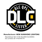 40 Watt LED Corn Bulb, Replaces 150 Watt HID, 5,000 Lumen, IP64, Enclosed Fixture Rated, DLC Listed ETL Listed, 10 Year Warranty