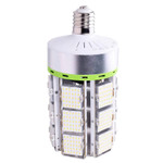 500 Watt HID Retrofit LED Corn Bulb, Uses Only 120 Watts,Unique Adjustable Beam Angle Feature, DLC, 10 Year Warranty.

An 18,000 lumen commercial LED corn bulb. The perfect replacement for expensive, energy inefficient metal halide, incandescent and compact fluorescent bulbs.

At 5000K Kelvins, this corn bulb has a very unique adjustable beam angle feature. Ideal for getting more light where you need it most when lighting commercial and industrial spaces such as warehouses, storage rooms, factories, supermarkets and shopping malls. This high power bulb is very energy efficient. It is eight times as efficient as incandescent bulbs, five times as efficient as metal halide bulbs, and twice as efficient as compact fluorescent bulbs.

These led lamps are DLC listed for potential utility company rebates. We back our quality with a ten year warranty. Take advantage of our 30 day risk free return policy.