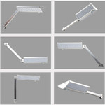 LED 10 Watt Solar Motion Sensor Light, 1,500 Lumens, 10,000 mAh, 96 LED's, Remote Dimming Ability.

Design offers super bright lighting for a wide area up to 492 square feet. Product puts out a massive 1,500 lumen's. We find this particular product much brighter than other similar solar lights on the market. The sensitive motion sensor detects motion up to 24 feet away with a detection angle up to 120 degrees. This LED Solar product has energy saving and extended work time.

This light absorbs sunlight for as little as 4 hours in daytime and it can light throughout the night. The light can last 12 to 14 hours in steady mode if fully charged. Product uses a lithium iron phosphate battery: 3.2V 10,000MAH Battery. The remote offers 6 optional modes. We back our quality with a five year warranty. Take advantage of our 30 day risk free return policy.

Modes:
1st: High light when motion detected (dims after 15 seconds if no motion).
2nd: High light when motion detected (dims after 30 seconds if no motion).
3rd: Solar light will light on after night fall and turn off after 3 hours.
4th: Solar light will turn on after night fall and turn off after 5 hours.
5th: Solar light will turn on after night fall and turn off after 8 hours.
6th: Solar light will turn on after night fall and turn off when morning.

High Quality High Tech Specification: 

    Solar Panels: 5.5V, 7 Watts PET Laminate
    Lithium Iron Phosphate Battery: 3.2V 10,000 MAH
    LED Specifications: 96 SMD2835 28-30 Lumens Taiwan Wafer
    Working Mode: Induction + Light/Induction + Off/Always Bright
    Mode Switching: Remote Switching
    Luminous Flux: 1500LM
    Input Power: 10 Watts
    Sensor: Radar Type
    Sensing Distance: 24 Feet
    Color: Bright White 6000 Kelvins
    Sensing Angle: 120 Degrees
    Shell Material: Aluminum Anodized
    Length: 19.75 Inches Length
    Width: 7 Inches
    Wall Mount Extension 9.5 Inches
    Water Proof Rating: IP 65 

Applications:
Hotel Lighting
Courtyard Lighting
Street Lighting 