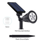 LED Solar Powered 1 Watt Lawn Light, 200 Lumens, 6 Pcs 50 Lumen LED's, Dual Adjustment Feature, IP65, 5 Year Warranty
LED solar powered lawn light offers separate adjustments for the light and solar panel. Unlike other light with combined solar panel and light, our light is fully adjustable. It's not only able to illuminate your desired spot but also to get optimum sun exposure.

Product offers 2 lighting modes. One simple mode button makes is easy to choose. Low-light mode 8 to 12 hours of illumination. High-light mode for 4 to 6 hours of illumination.

High conversion rate and auto on & off: Made of 1.5 Watt mono-crystalline silicon which allows fixture to charge  much faster than other light in the same sun condition. LED solar powered lawn light detects brightness changes in external environment and automatically switch on and off to help to eliminate the stress of having to physically turn fixture on and off. Very easy tool-free Installation. Mounting options of in ground or use included screws to mount on the wall. No wiring or cabling required. The sun provides the power. Perfect for illuminating pathway, patio, landscape, porch, pool, deck, flag etc.

Quality guaranteed and long life span: Upgraded IP65 rating to withstand any extreme weather conditions. We back our quality with an industry leading 5 year warranty. Take advantage of our 30 day return policy.

 

Product Technical Data: 

SKU: GS-SL-BL-LL-5W-962
Ref: 962
Brand: LSS
Wattage: 1 Watt
Replaces: 
Lumens: 200
Kelvins: 5000
Height: 10 Inches
Diameter: Depth 6 Inches
Width: 3.5 Inches
Weight: 1.43 Lbs
Base: Lawn Stake
Mount: Adjustable
Light Source: 
LED Type: 6 Pcs 50 lumen LED's
IP: 65
CRI: 80
Beam Angle: 180 Degrees
Dimmable: Yes
Life Time: 50,000 Hours
Warranty: 5 Years
Body Color: Black
