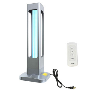 UVC 32 Watt Germicidal, Anti Viral, Anti Bacterial Lamp, High Performance, Motion Sensor, Wireless Remote One Touch Purifier, 3 Timer Settings.

Our UVC disinfection lamp is constructed with a high quality aviation aluminum shell. Lamp is very sturdy and stylish. UVC lamp is an intelligent choice for long time use of sterilization for home, office, school, hospital and any private or public areas.

A UVC Disinfection lamp is much more efficient than liquid disinfectant. Lamp offers no non-removable irritating odors left after disinfection. Lamp has a large coverage area of up to a 540 square foot room. Lamp features a high transmission rate and better sterilization effect. You can have peace of mind in that the lamp is safe and convenient to use and is very easy to store.

UVC lamp has a 254nm wave length with a long service life. We back our quality with a one year warranty. Germicidal UV Lamp Features timer switch with remote control. Plug in the lamp, turn on the switch, press "ON" button on the remote and choose the timer according to the user manual. Disinfection is within one touch. Light has a remote control distance of over 60 feet. The timing function is set at a 15 second delay timing. Lamp will start working 15 seconds after operated. Lamp can be timed 30, 60, or 120 minutes. The 15 seconds delay to start ensures that people have time to leave safely.

The UV germicidal lamp is suitable for sterilization, disinfection, deodorization. Give your family a healthier living environment. 99% sterilization rate. UVC lamp can be operated remotely through doors, walls, cabinets, etc. There is no limit on the angle, and you do not need to worry about being injured by ultraviolet radiation during operation. Health use for home, loft, office, factory, school, restaurant, clinic, hospital, hotel, casino, basement, mall, and any other private or public areas.

It is important to note that the device will emit very strong UVC light. The UVC light can harm your health, so the area must be vacated when the light is in operation. Pets should not be in the area being treated. When the germicidal lamp is turned on, leave the area unoccupied and keep the environment free of animals and plants. Never look directly at the germicidal light source. After the UVC sterilization lamp starts to work if an object moves within a distance of three meters the sensor will be triggered in order to protect human body and the lamp will stop working and enter the standby mode. You will need to manually restart through the button or remote control to power off. Enter the working mode and lamp will start working after 15 seconds.
 
Product Technical Data:

• SKU: GS-UVC-32W-1113
• Ref: 1113
• Brand: Global
• Wattage: 32 Watts
• Volts: 110V AC
• 480 Option: No
• Weight:   1.5Lbs.
• Width: 5.91 Inches
• Height: 16.34 Inches
• Depth: 5.91 Inches
• Light Source: LED
• LED Type: UVC
• Life Time: 8000 Hours
• Warranty: 1 Year
• Body Color: Silver
• Wall Plug: Yes
• Other 1: Power Cable Length 7 Feet